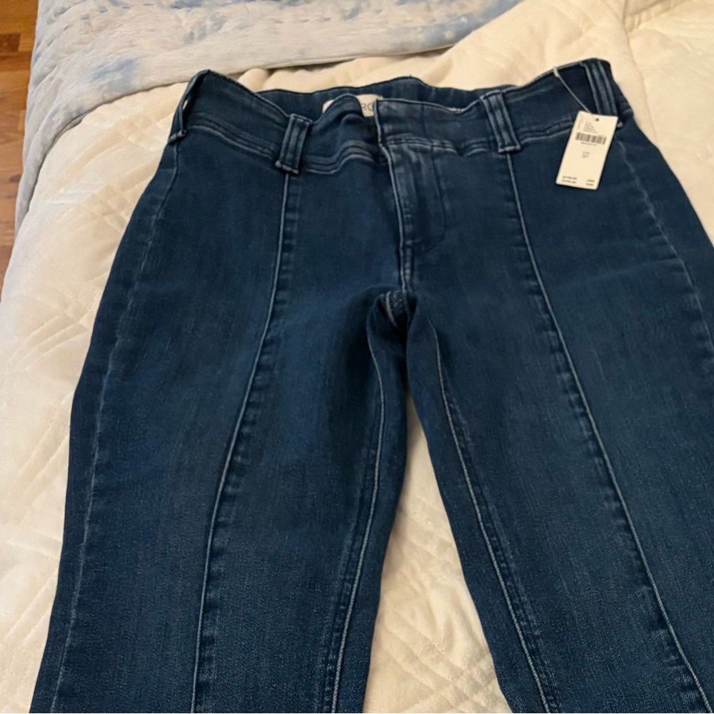 Anthropology Crop  Wide-Leg Jeans by PILCRO
